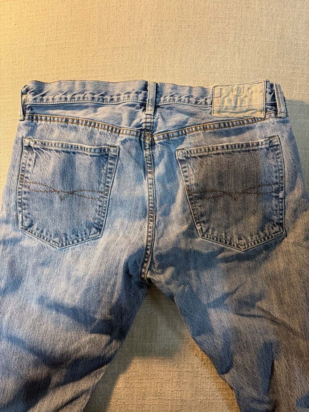 Polo Ralph Lauren Vintage 1967 Straight Leg Button Fly Denim Jeans - Picture 10 of 12